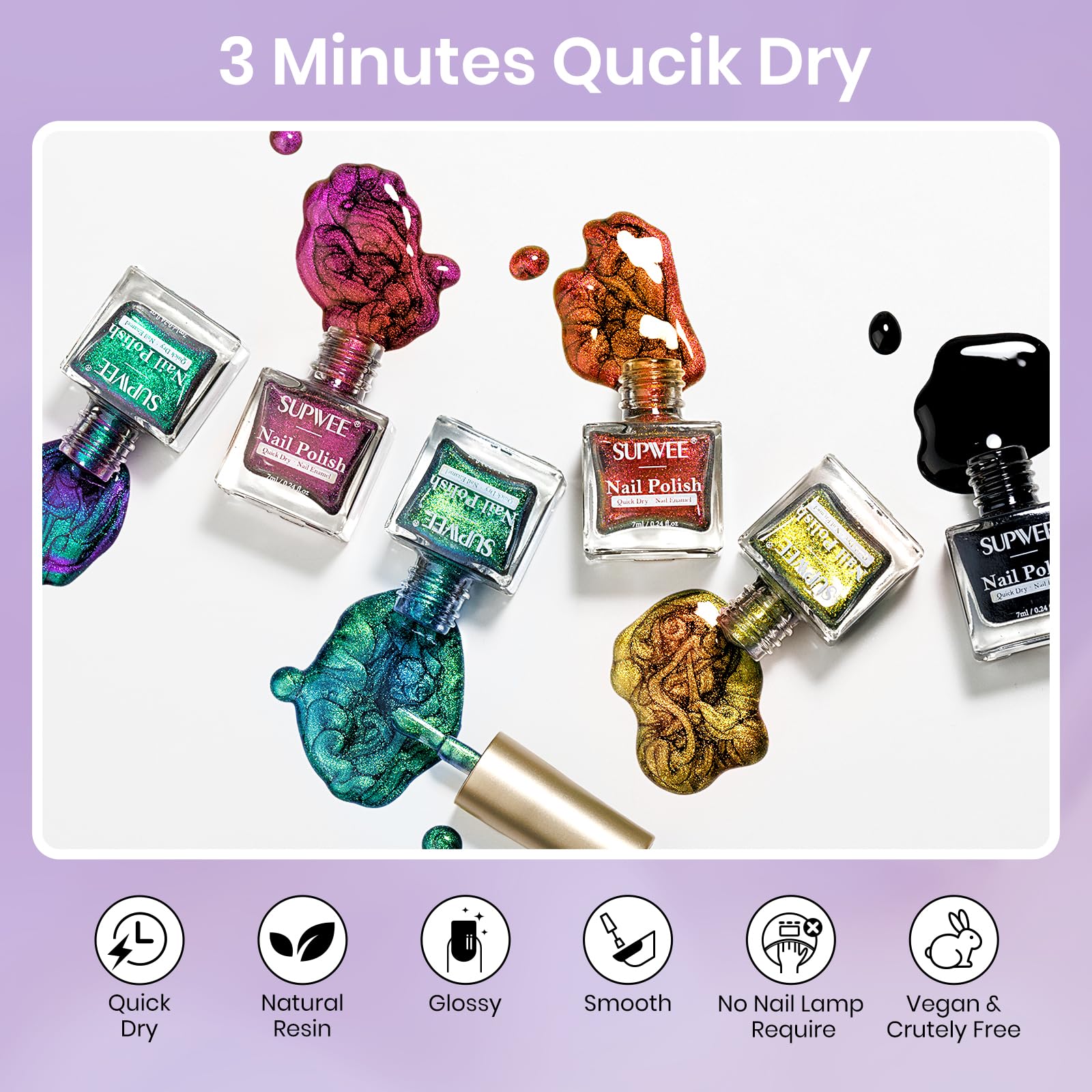 Art des ongles facile avec SUPWEE pour débutants