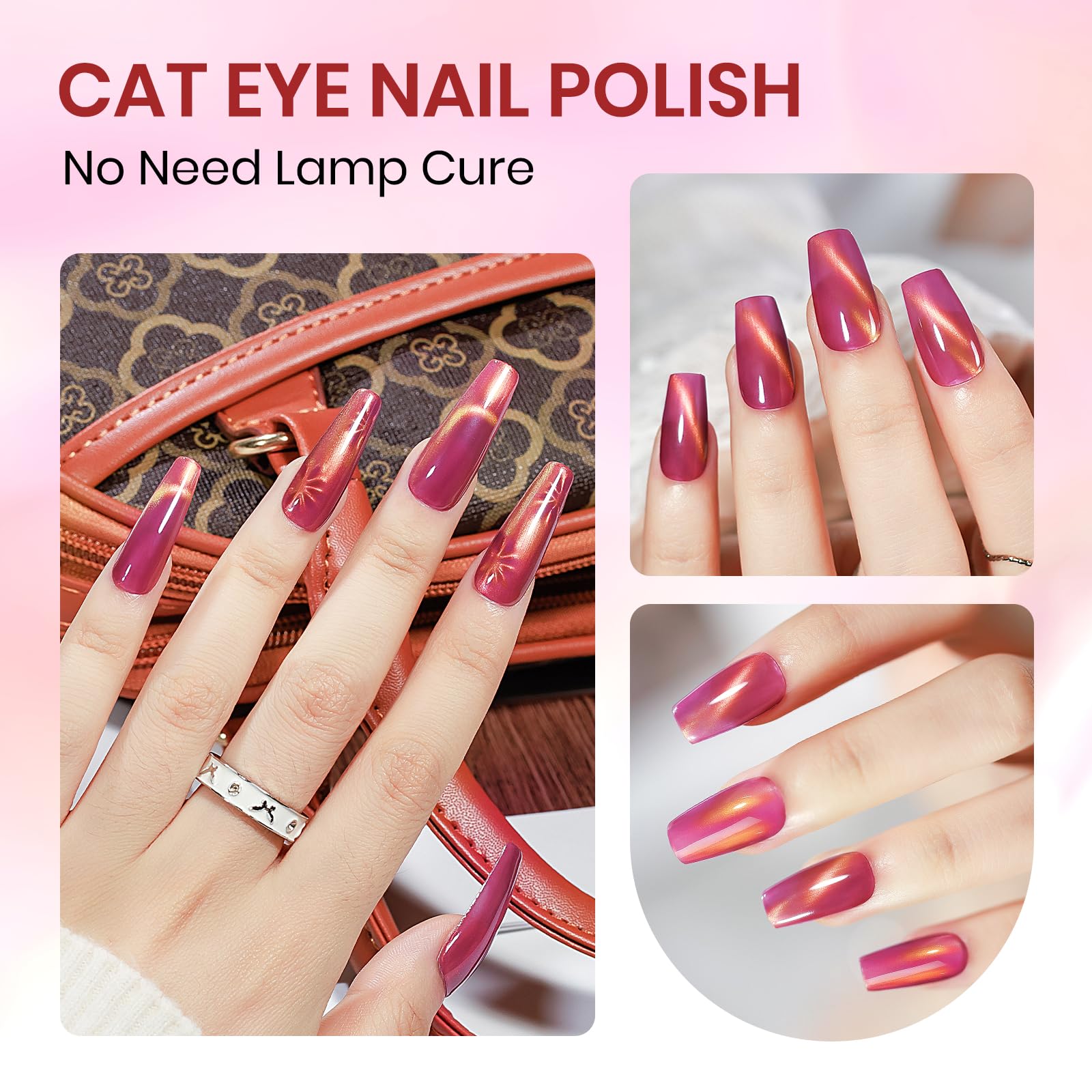 SUPWEE Vernis œil-de-chat: opaque en une couche pour un fini lisse.