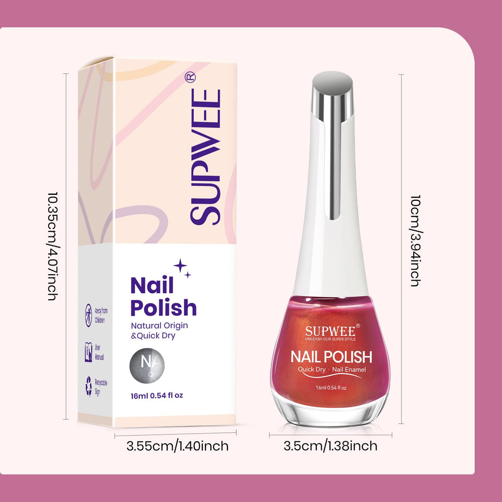 SUPWEE Vernis œil-de-chat: rituel beauté rapide pour ongles impeccables.