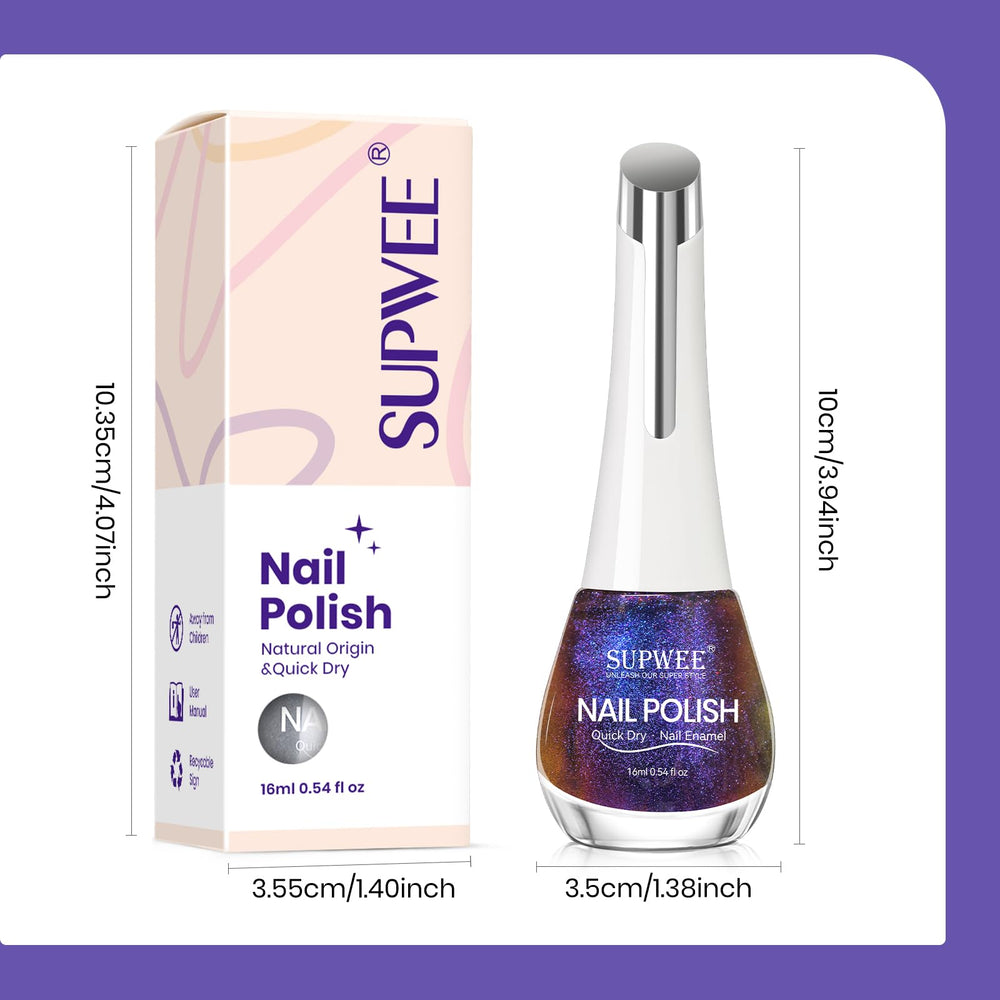 SUPWEE conseils d'utilisation pour exploirer l'effet magnétique sur les ongles.