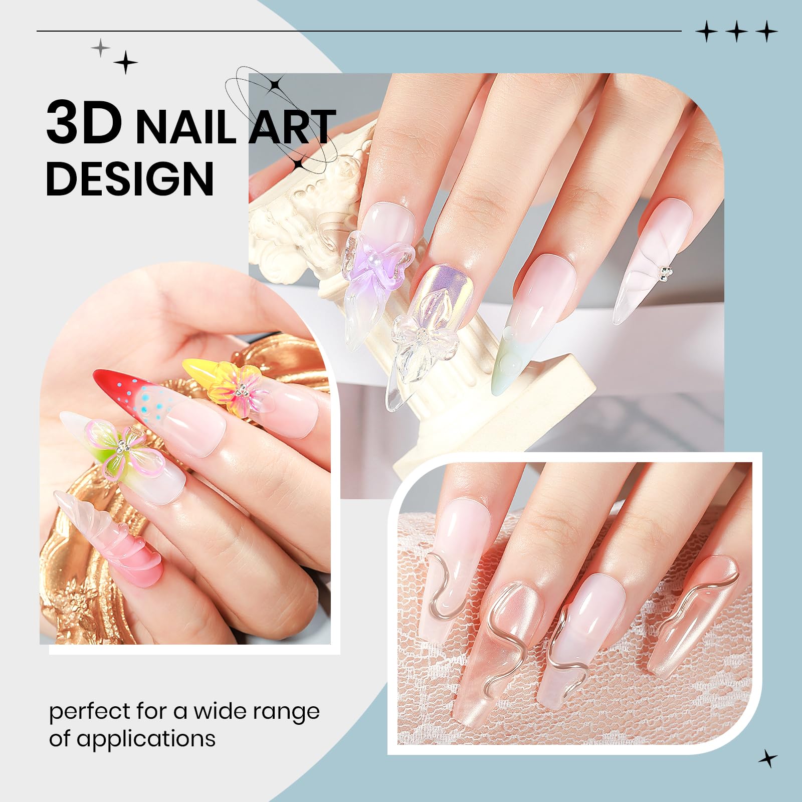 SUPWEE Accessoires nail art : ensemble pratique et polyvalent.