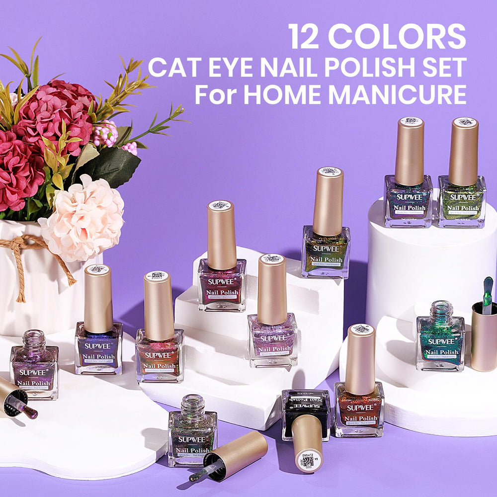 Aimants SUPWEE guident l’effet Cat Eye pendant le séchage