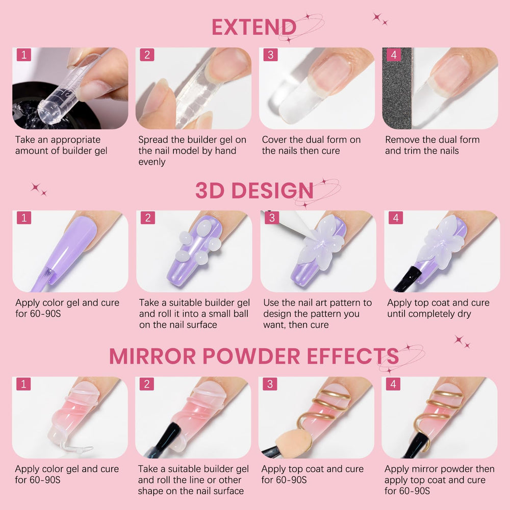 Ensemble d’accessoires SUPWEE pour extensions et décorations