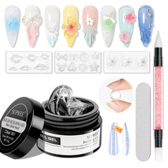 SUPWEE Gel 3D : moules silicone pour motifs sculptés précis.