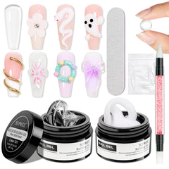 SUPWEE gel art ongles prolongement transparent pour des extensions naturelles