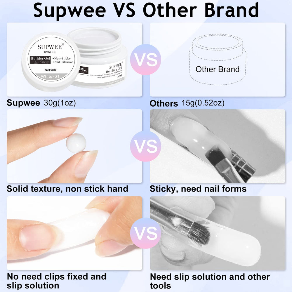 Gel solide SUPWEE, cadeau idéal pour soi ou proche passionné d'ongles.