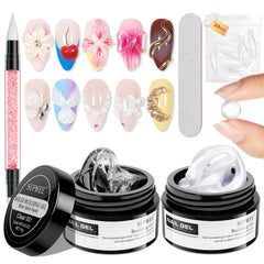Gel d extension clair SUPWEE pour une base nette et durable