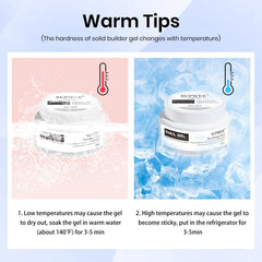 Gel SUPWEE extension sans slip solution, application simple et propre.