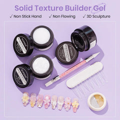 Gel SUPWEE extension blanc pour une base lumineuse et nette.