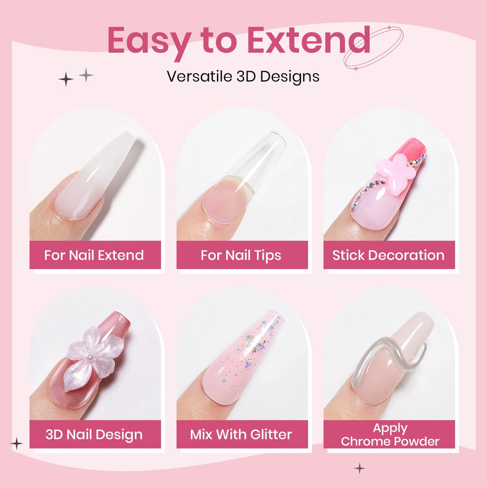 Gel SUPWEE 3D rose pour designs délicats et élégants