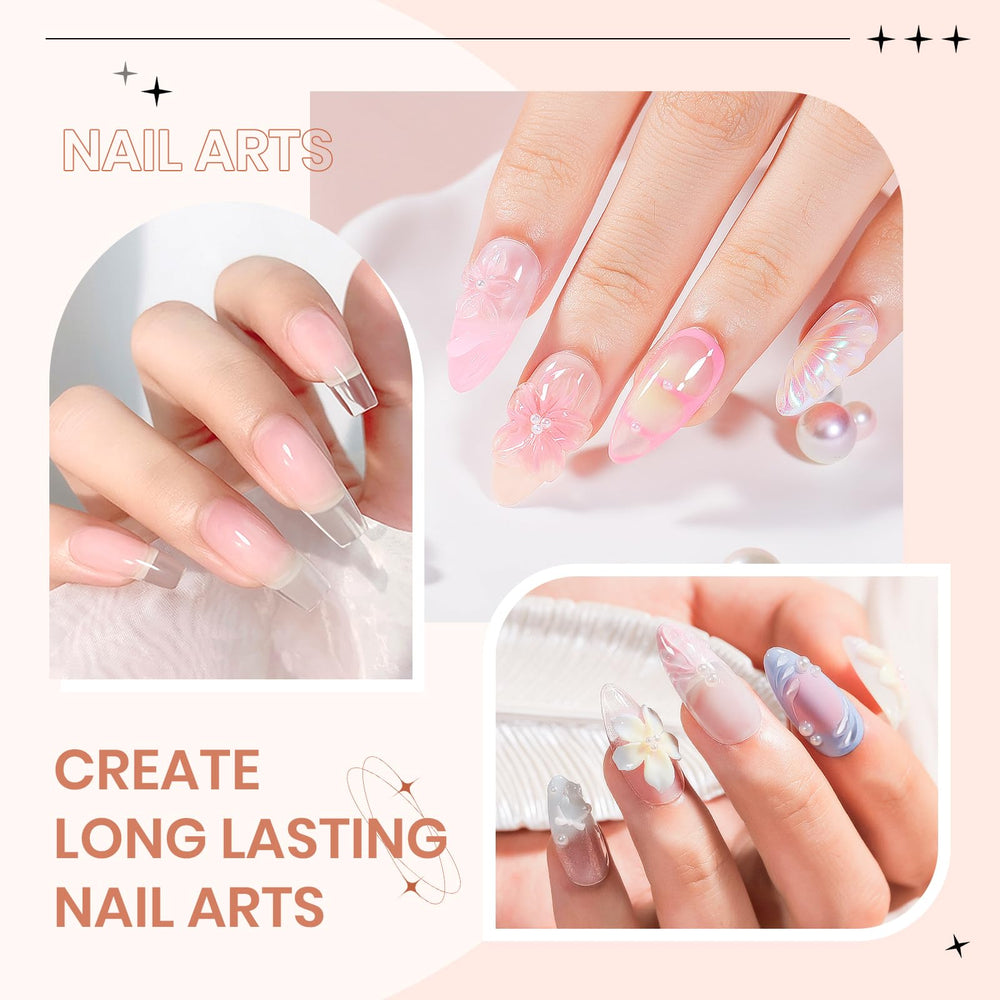 SUPWEE Moules-extension-ongles: moules en silicone pour extensions faciles.