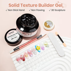 SUPWEE Poudre Chrome Double pour reflets métalliques.