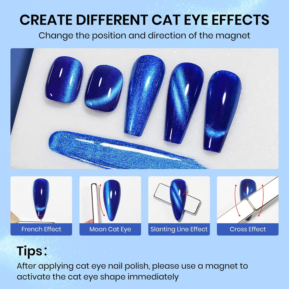 Séchage rapide SUPWEE, vernis cat-eye prêt sans lampe UV.
