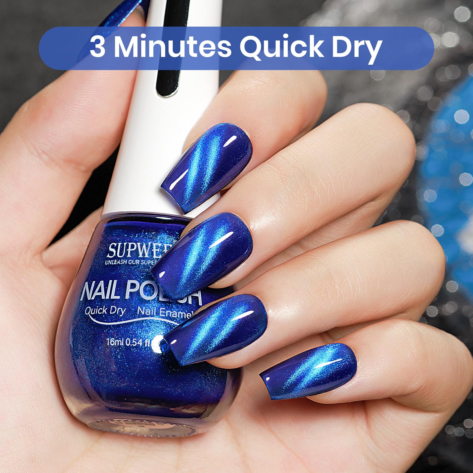 Variétés de bleus SUPWEE cat-eye pour toutes occasions.
