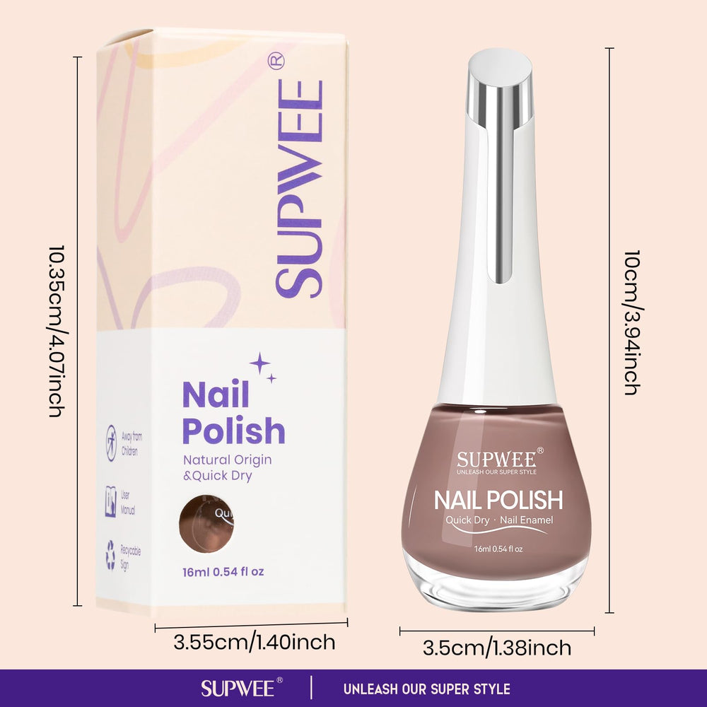 Vernis SUPWEE brun, idéal comme cadeau beauté pour femmes et filles