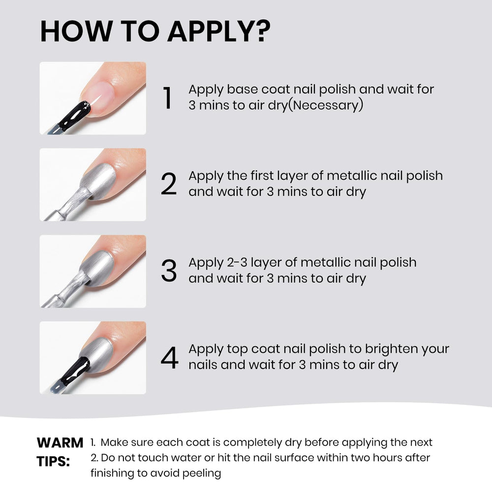SUPWEE vernis multi-usage pour mains et pieds brillants