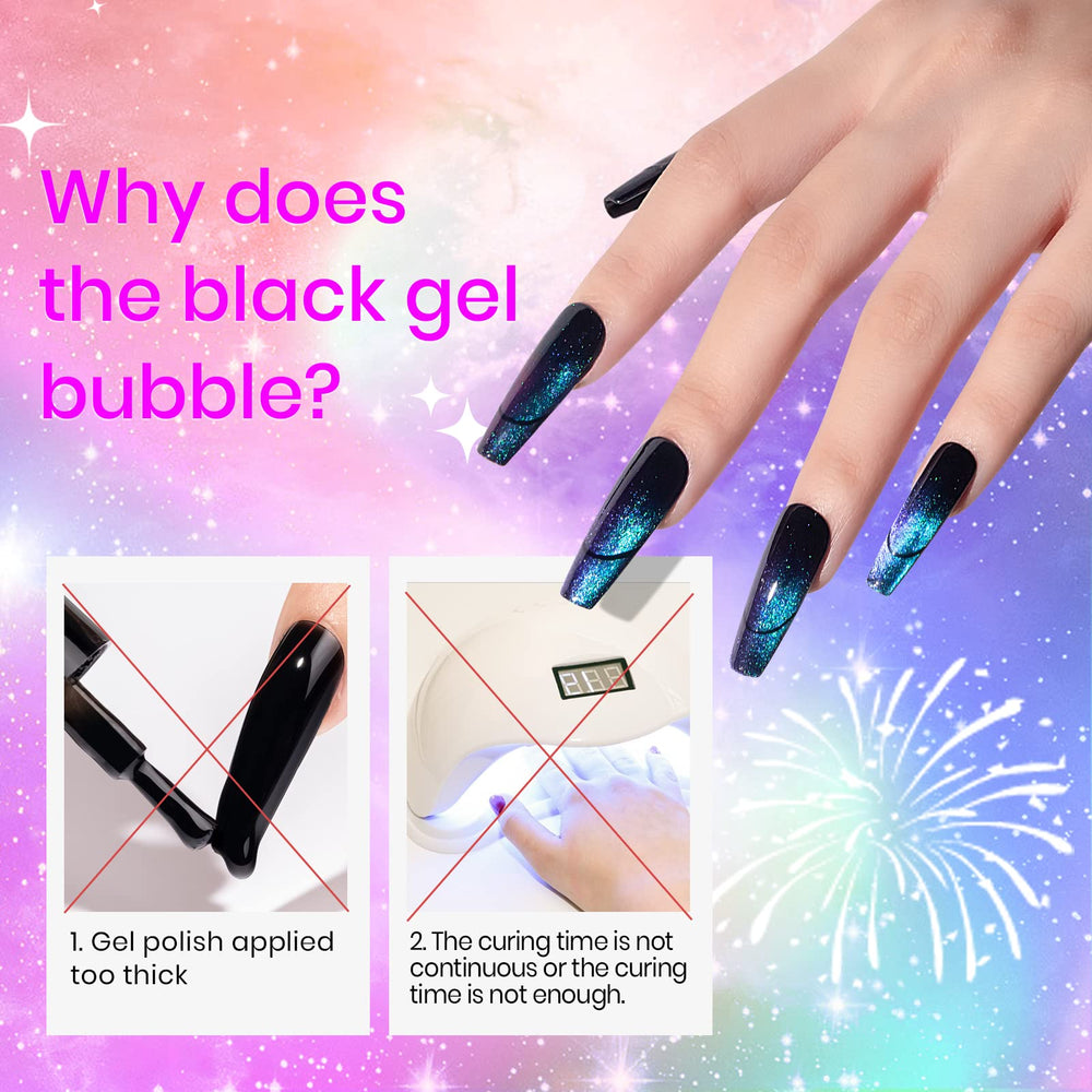 SUPWEE Vernis Gel Cat Eye avec aimant offre un résultat unique.