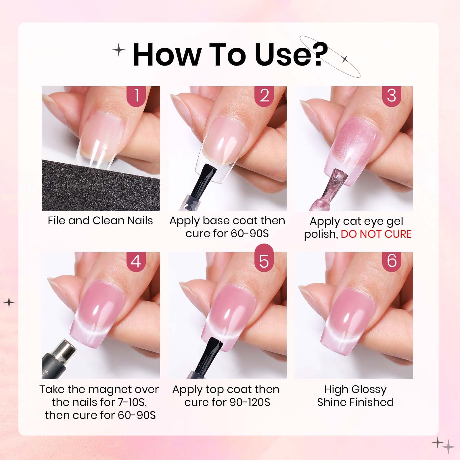 Kit tout-en-un prêt pour l’atelier nail art à domicile.