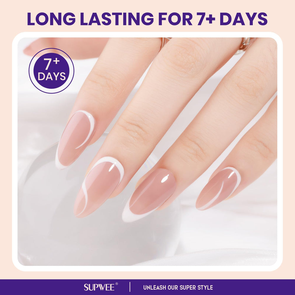 SUPWEE Vernis Nude – fini lustré durable et élégant.