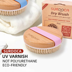 Brosse SURDOCA corps ergonomique en bois pour un toucher confortable