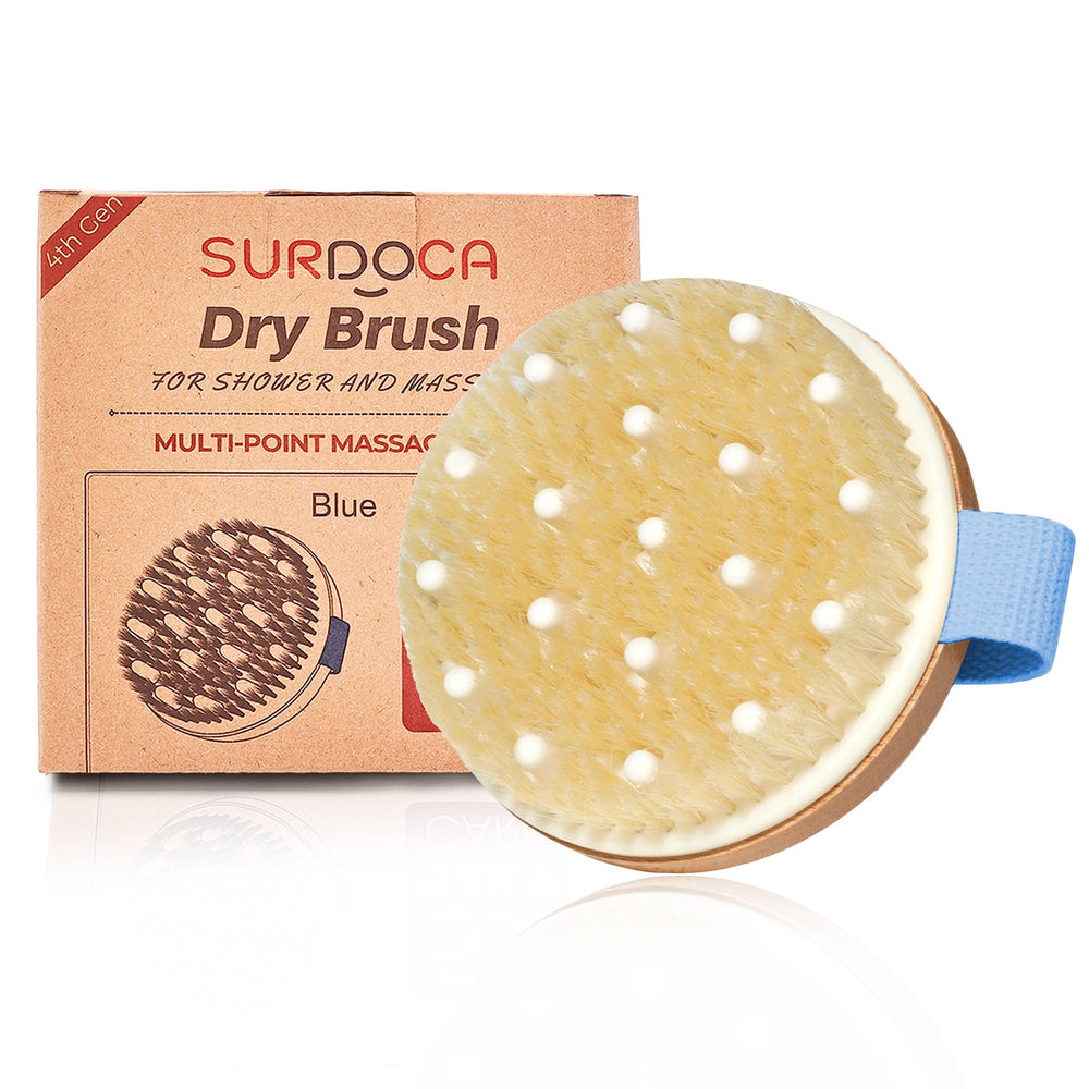 Brosse SURDOCA pour l'exfoliation à sec et peau plus lisse