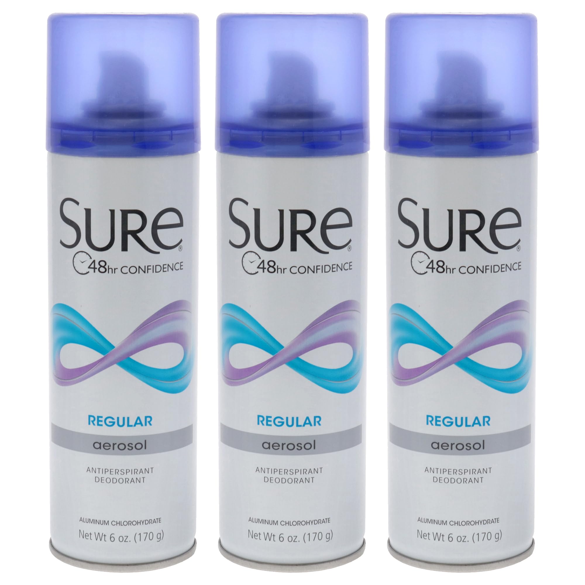 Sure aérosol Regular senteur bouteille offre protection durable et fraîcheur