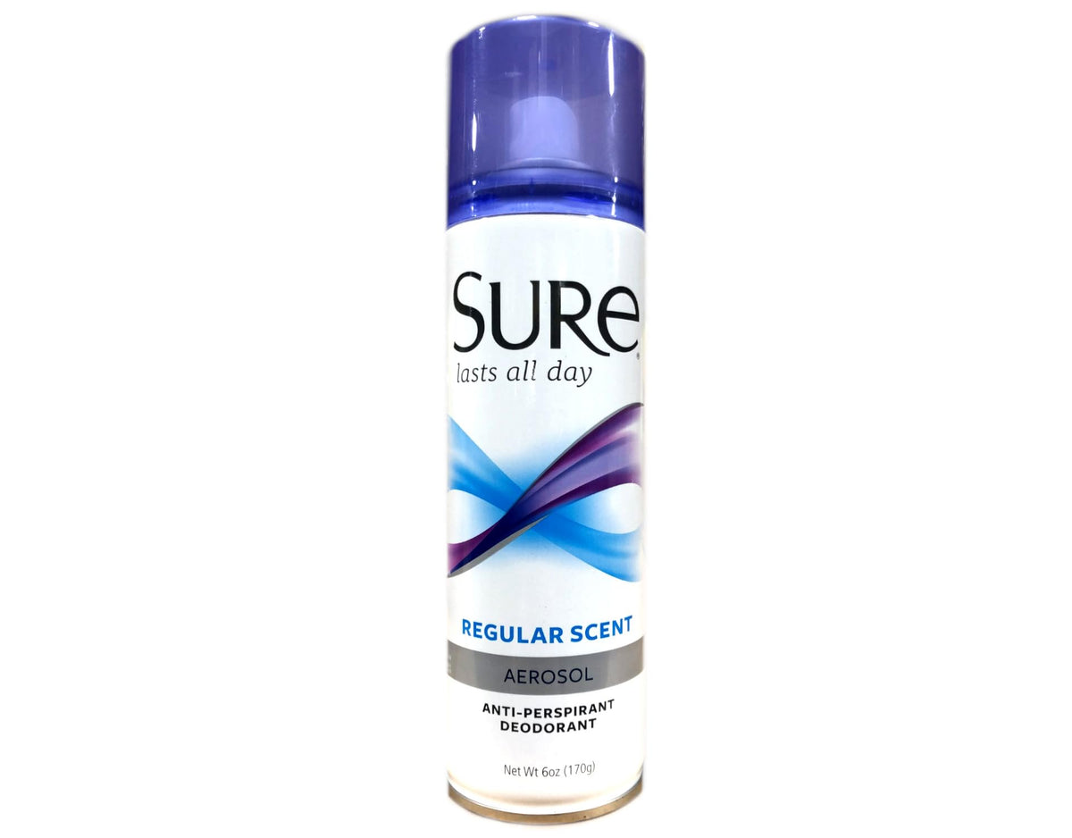 Sure AP Spray Déodorant, vue avant, fraîcheur discrète pour la journée.