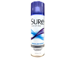 Sure AP Spray Déodorant, vue avant, fraîcheur discrète pour la journée.
