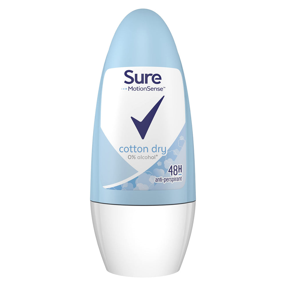 Sure Déodorant Roll-on Coton Frais: parfum léger et fraîcheur durable