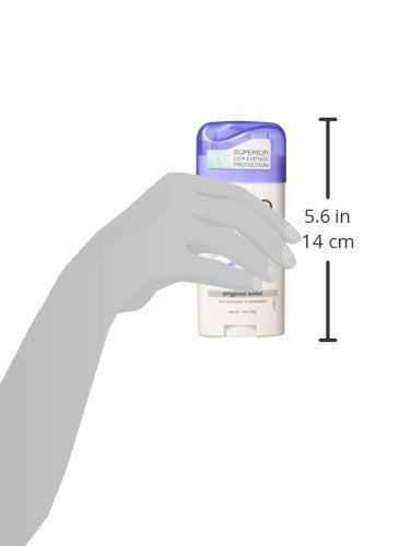 Sure Original Déodorant solide, texture du bâton visible pour une application facile.
