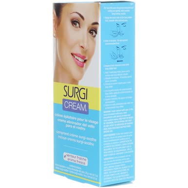 Surgi-Cream Résultat peau douce après utilisation — dépilation sans effort.