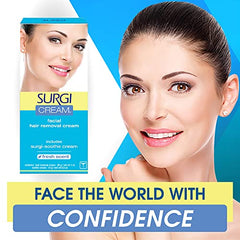 Surgiwax Crème dépilatoire visage — contient Aloe Vera pour apaiser et hydrater.