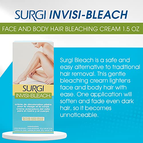 Surgiwax crème éclaircissante poils bras: lumière progressive et uniformité.