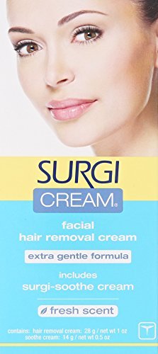 Surgiwax Surgi-cream: tube visage, élimination rapide des poils du visage.