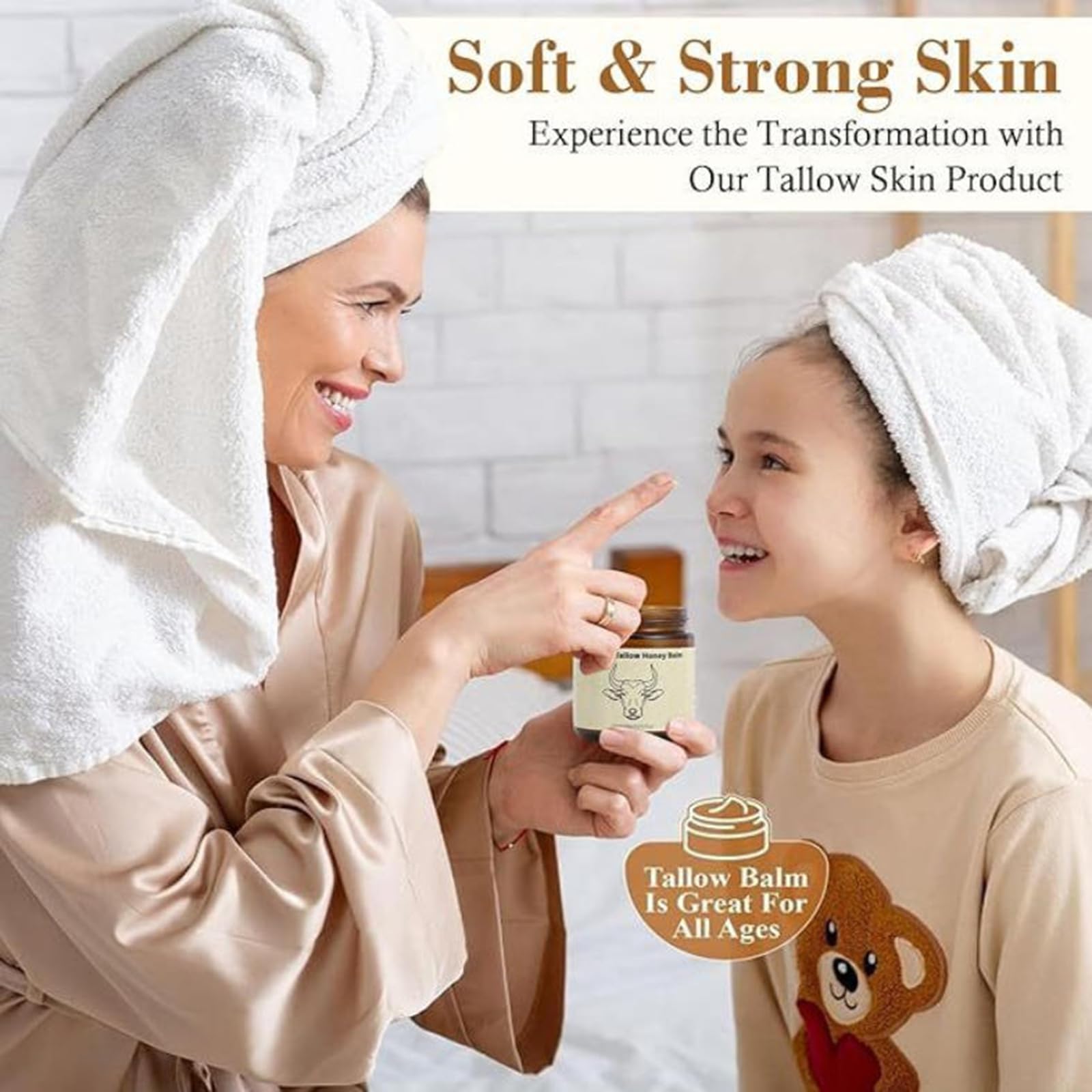 SURORAIN soin mains et zones sèches graisse-boeuf miel, douceur durable.