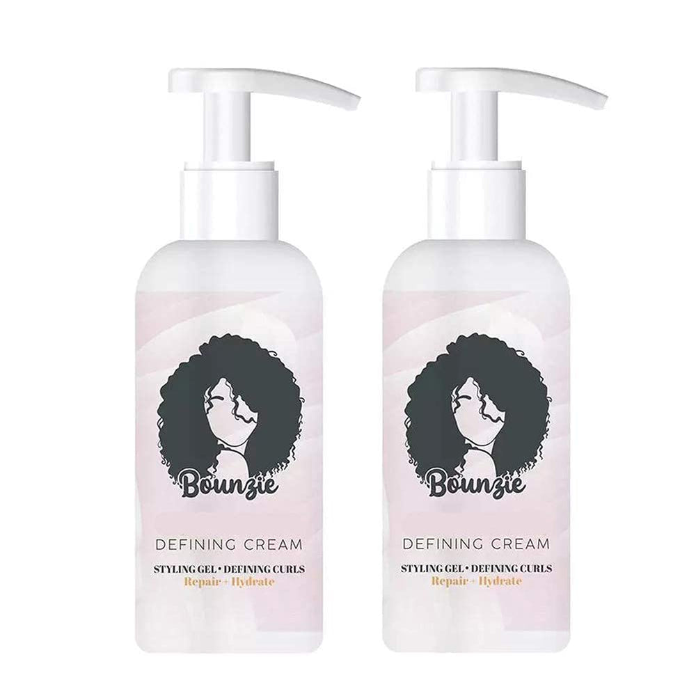SURORAIN Crème Définissante appliquée sur cheveux mouillés pour des boucles plus nettes.
