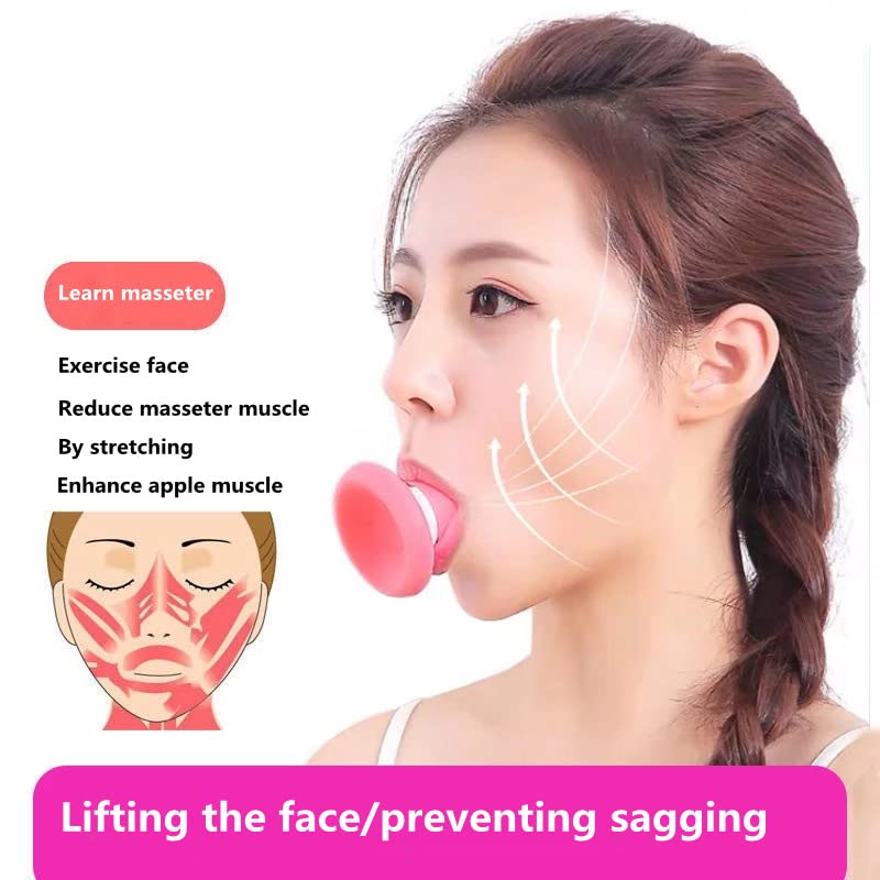 SURORAIN Face Exerciser en action, exercice efficace des muscles faciaux pour plus de fermeté.