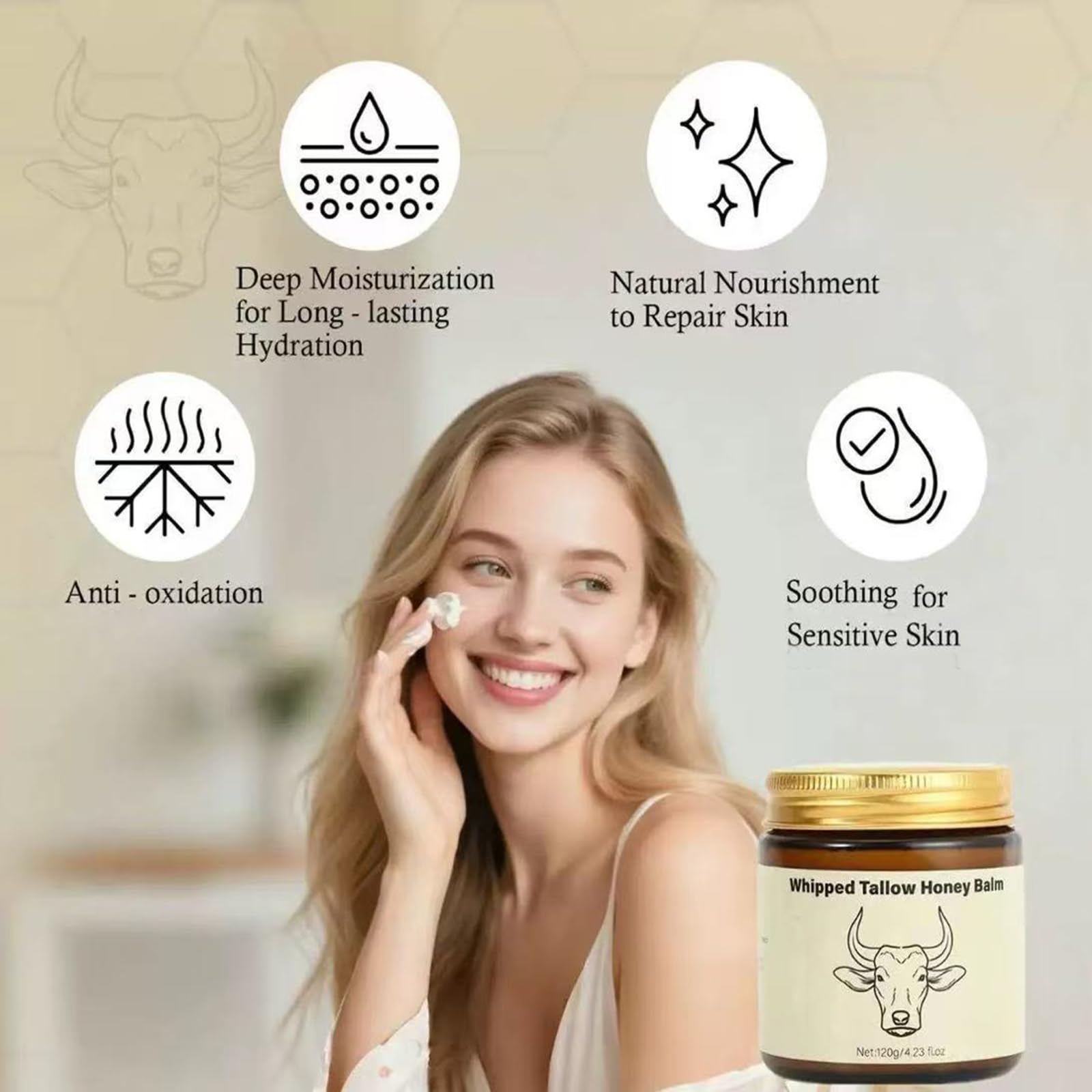 SURORAIN rituel hydratation graisse-boeuf miel, soin quotidien recommandé.