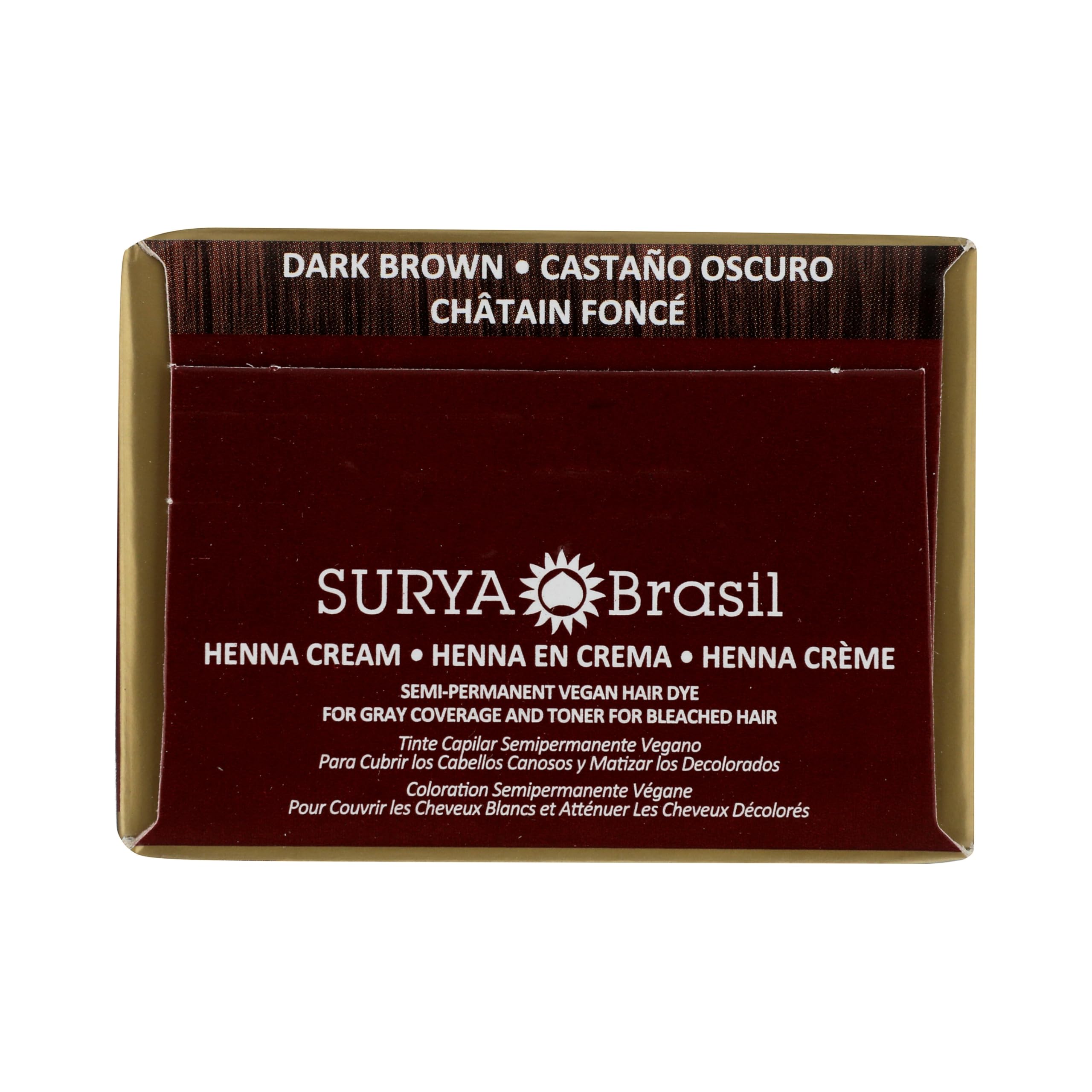 Couleur brun foncé de Surya Brasil s harmonise avec les cheveux.