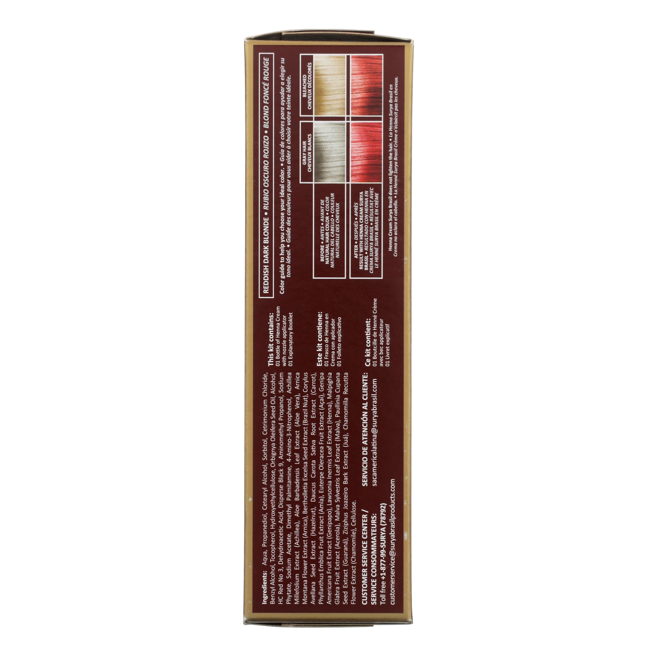 Texture creme douce de Surya Brasil Henna pour une application agréable.