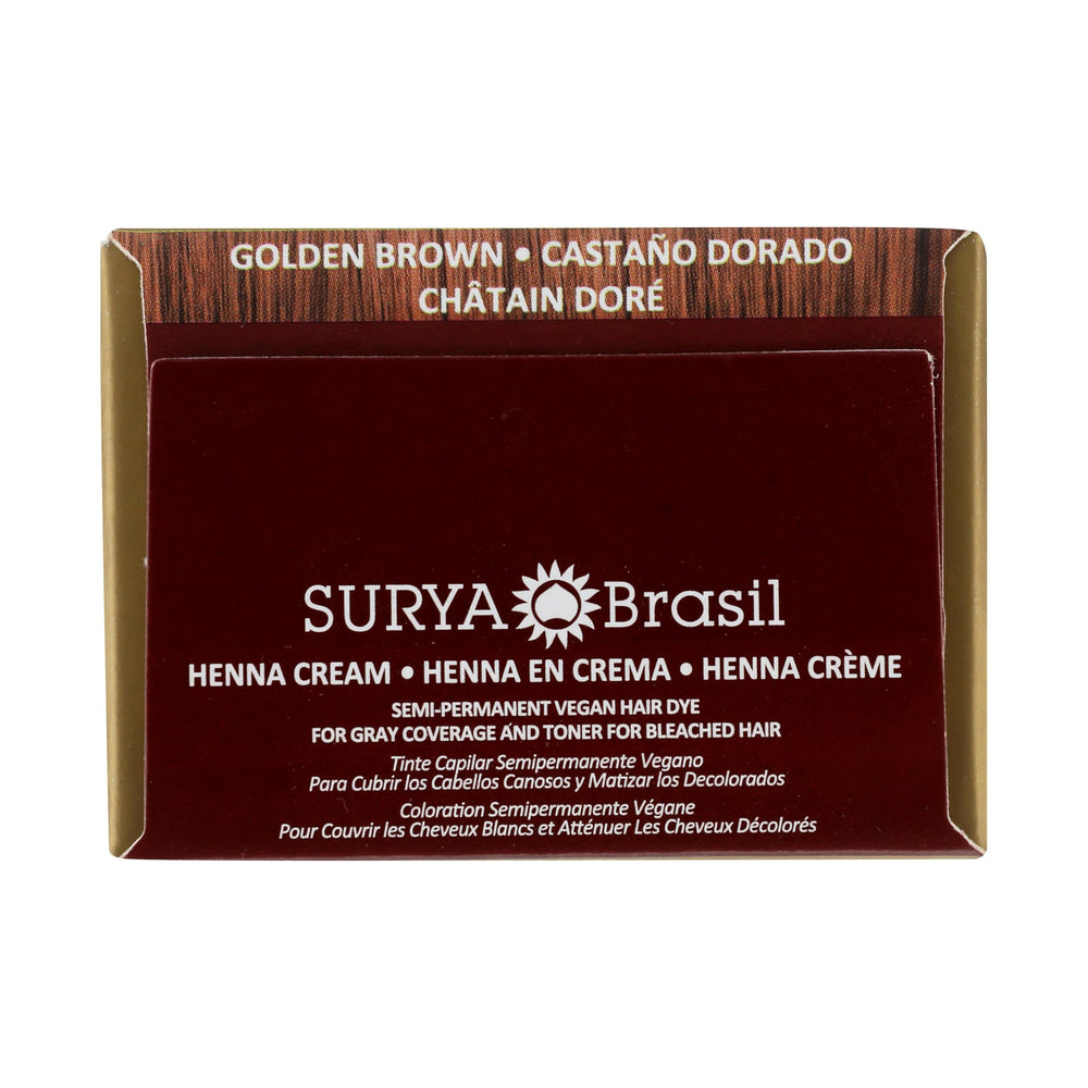Surya Brasil Creme Henna cheveux hydratés et forts avec douceur.