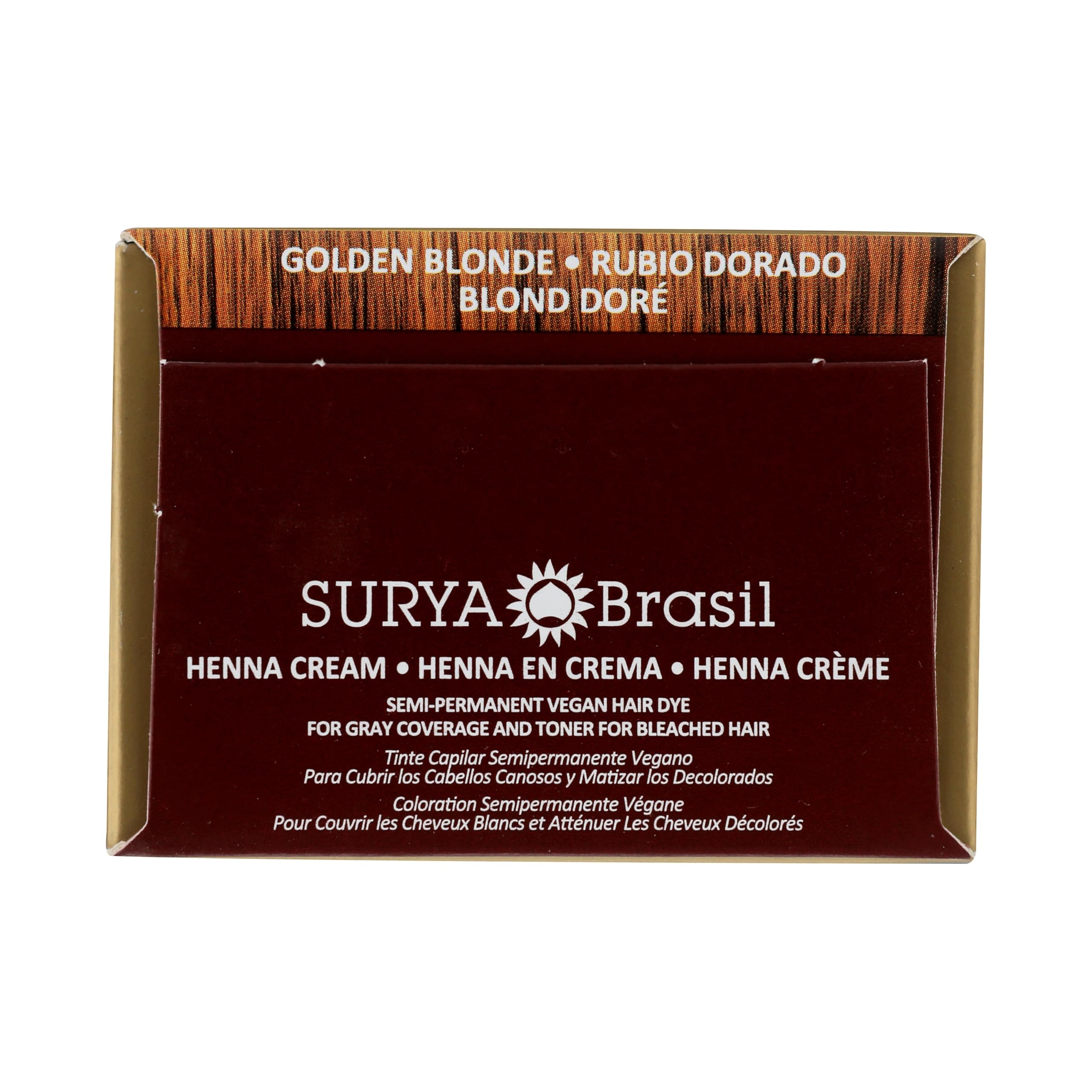 Crème henné doré Surya Brasil non testé sur les animaux et éthique
