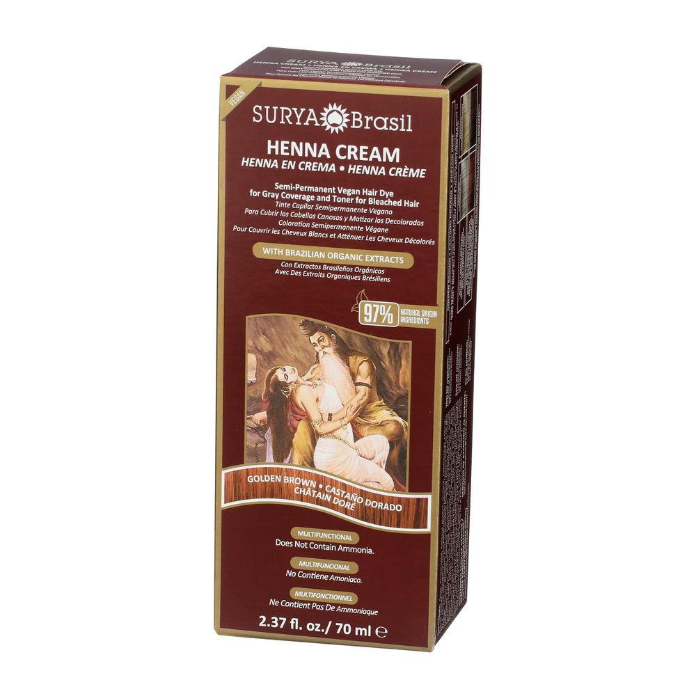 Surya Brasil Creme Henna fortification capillaire grâce à l’amla et l’aloe.