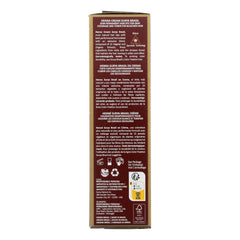 Surya Brasil Creme Henna teinte dorée sur cheveux naturels avec éclat.