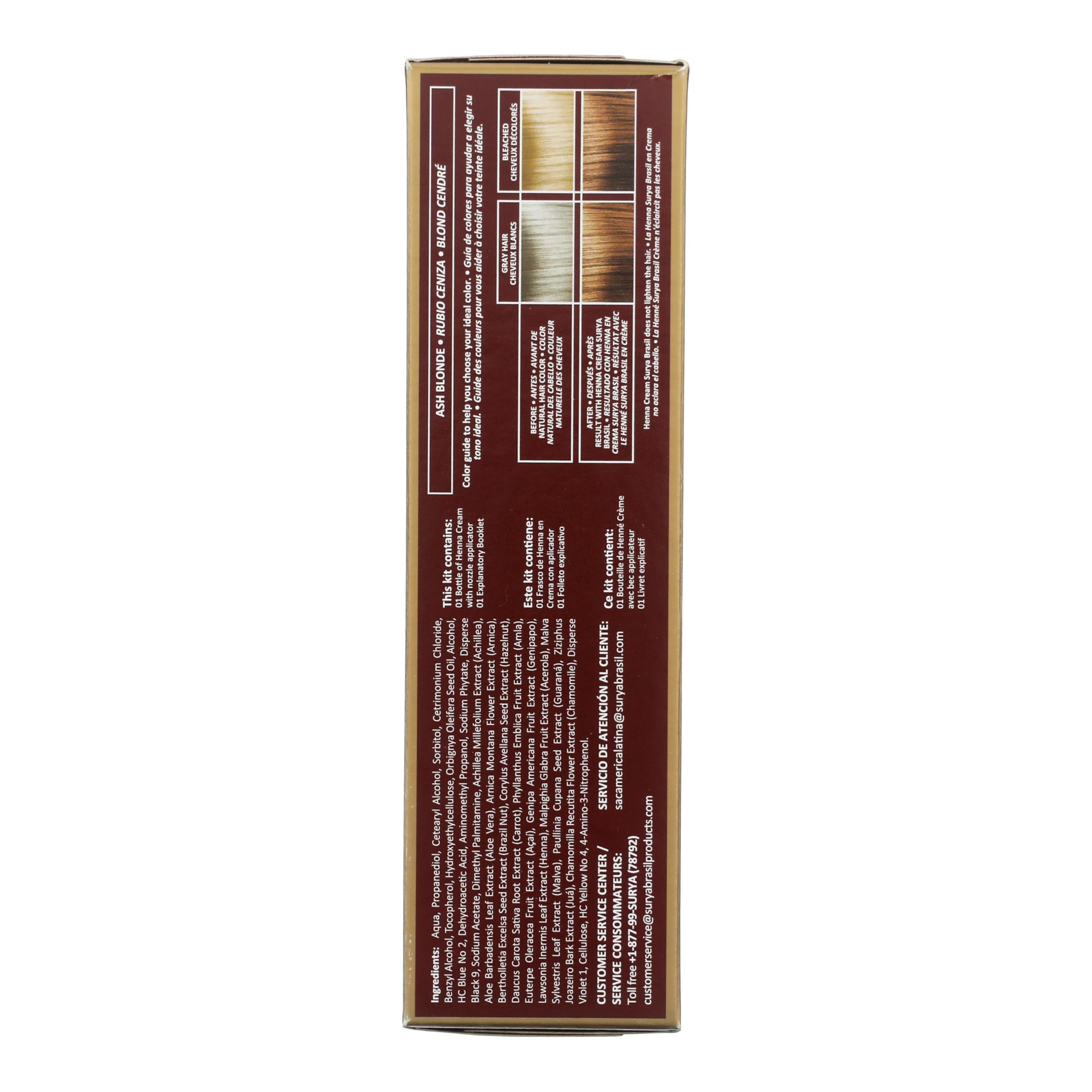 Surya Brasil Henna Cream Application Facile — crème prête à l’emploi pour coloration maison