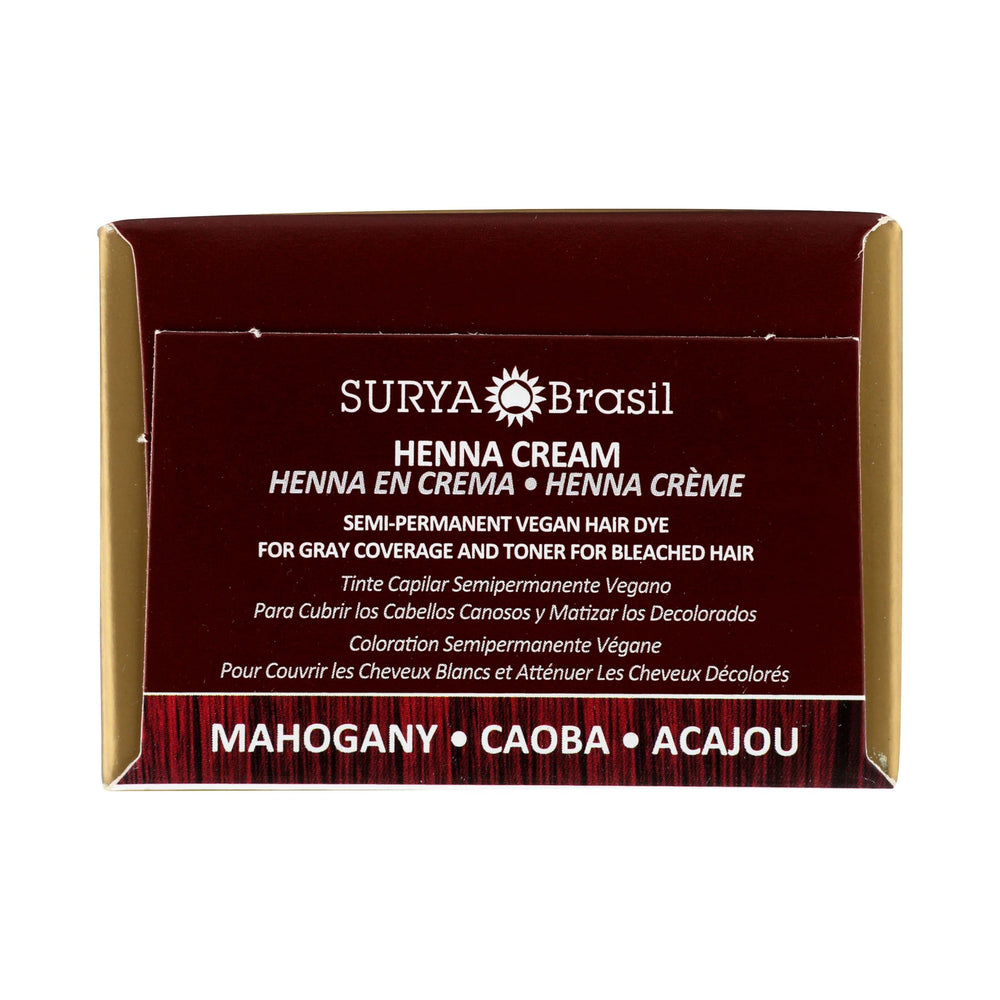 Résultat couleur Mahogany qui s’adapte à vos cheveux avec Surya Brasil.