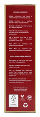 Surya Henna Crème Chocolat: application douce et nourrissante sur cheveux.
