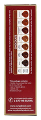 Surya Henna Crème Chocolat: résultat couleur chocolat intense et durable.