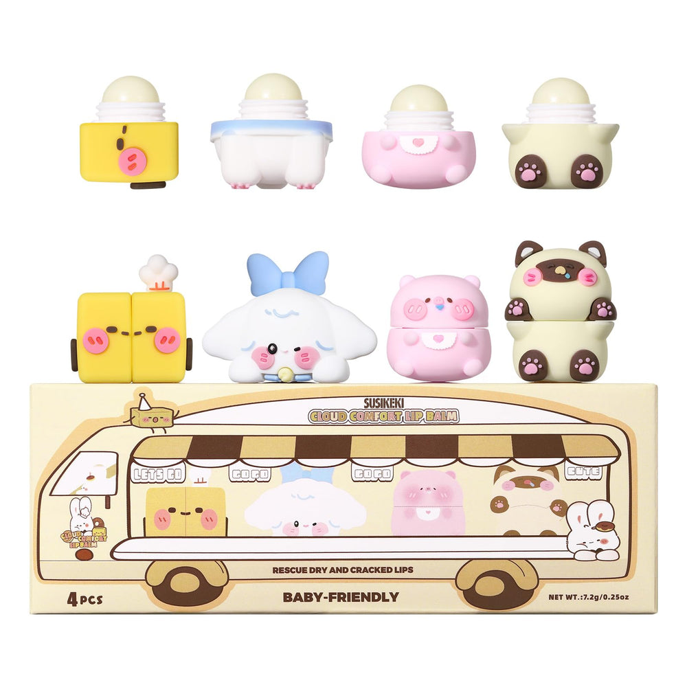 SUSIKEKI Cloud Comfort Lip Balm emballage avant, design ludique pour toute la famille.