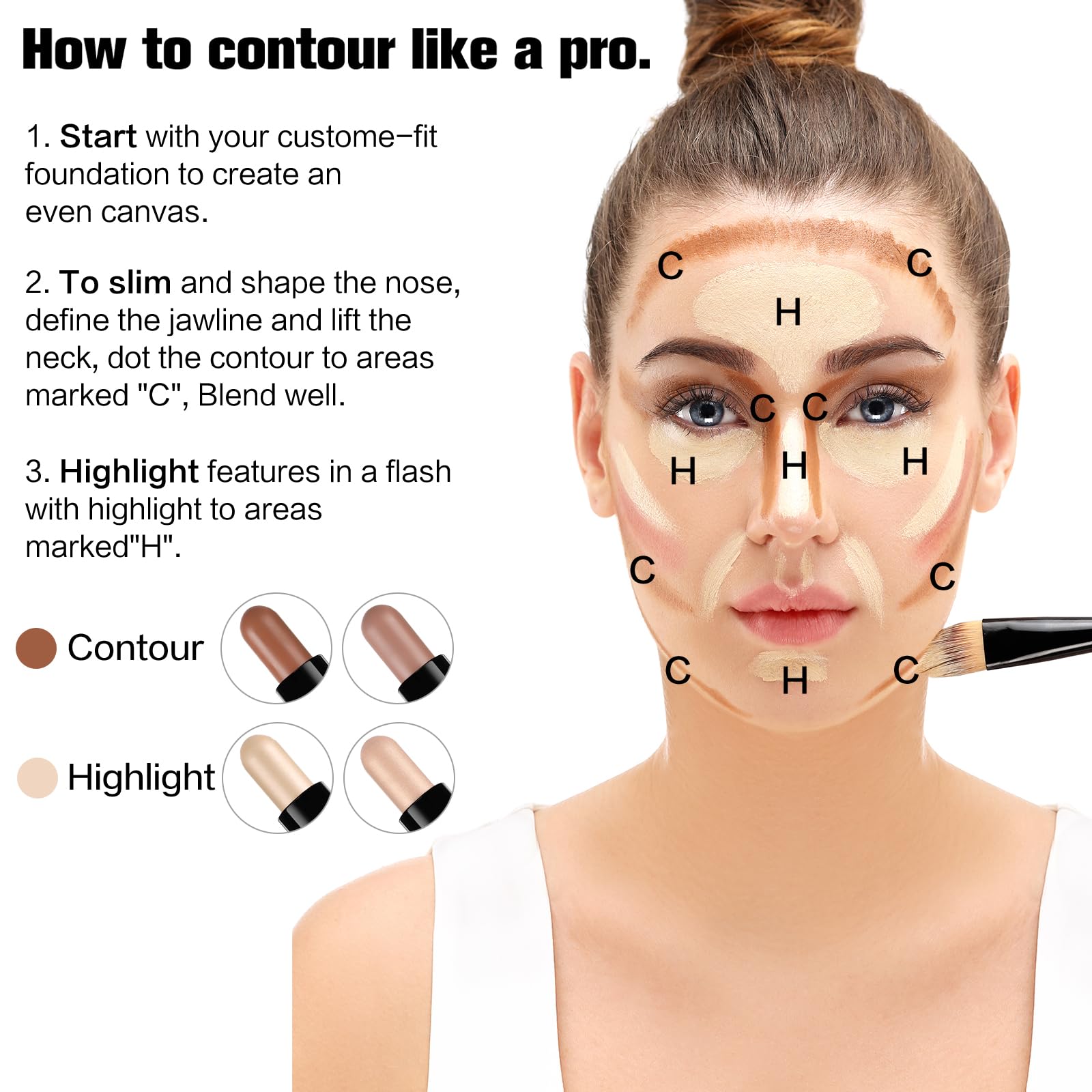 SUSIKEKI Contour corporel possible sur le décolleté et les épaules.
